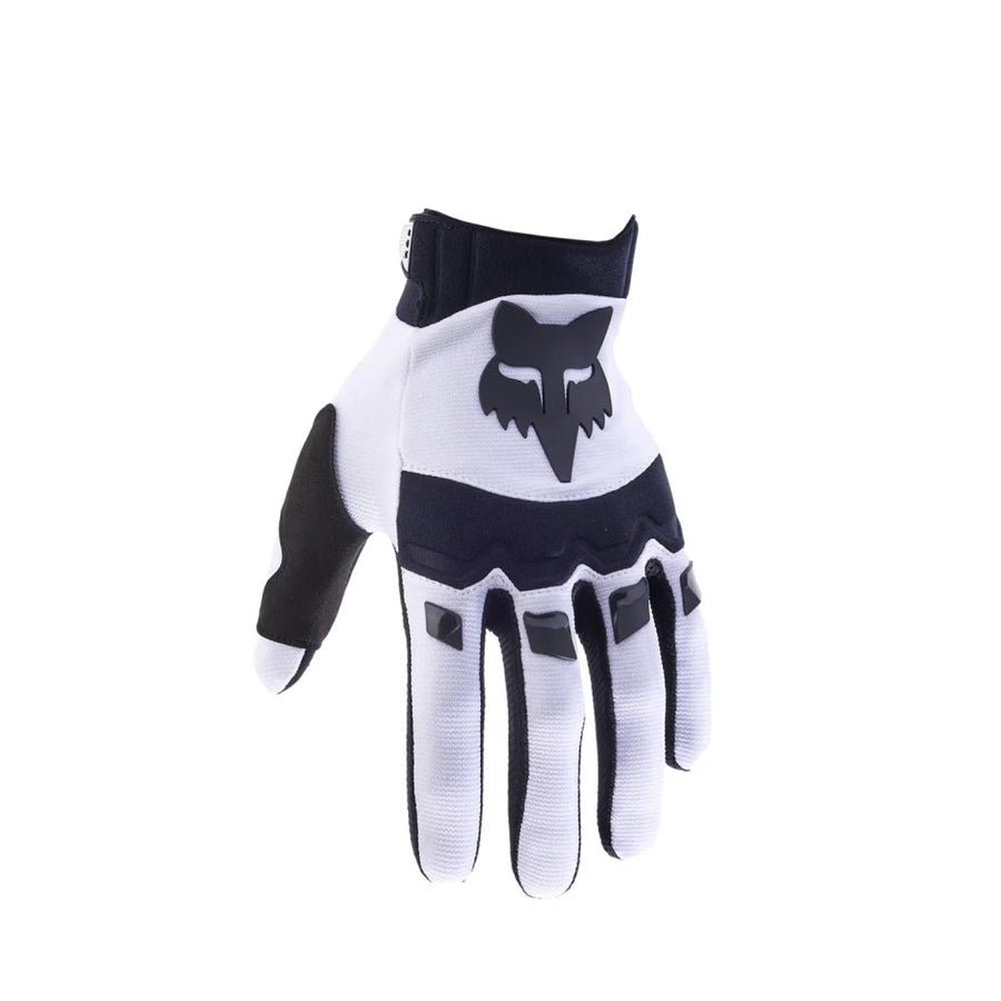 FOX Dirtpaw Vollfingerhandschuhe Weiß S mit TPR-Schutz