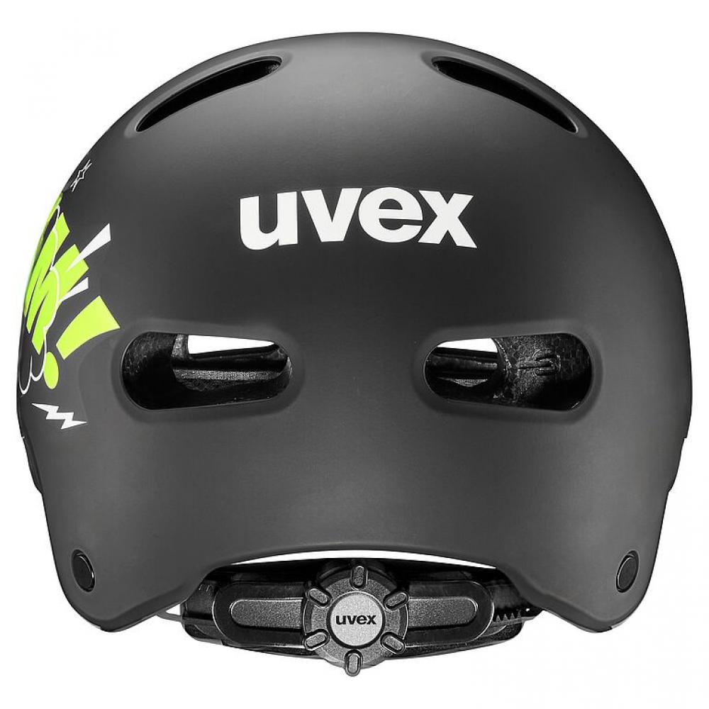 uvex kid 4 style bam black-lime matt | 51-55
