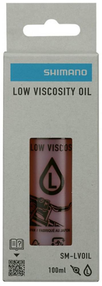 SHIMANO Kettenschmierstoff Low Viscosity Oil LV-Oil 100 ml Bremsöl für Scheibenbremsen - Bremsfluessigkeit