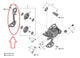 SHIMANO Kettenleitblech innen f.RD-U2000, GS Medium - präzise Kettenführung
