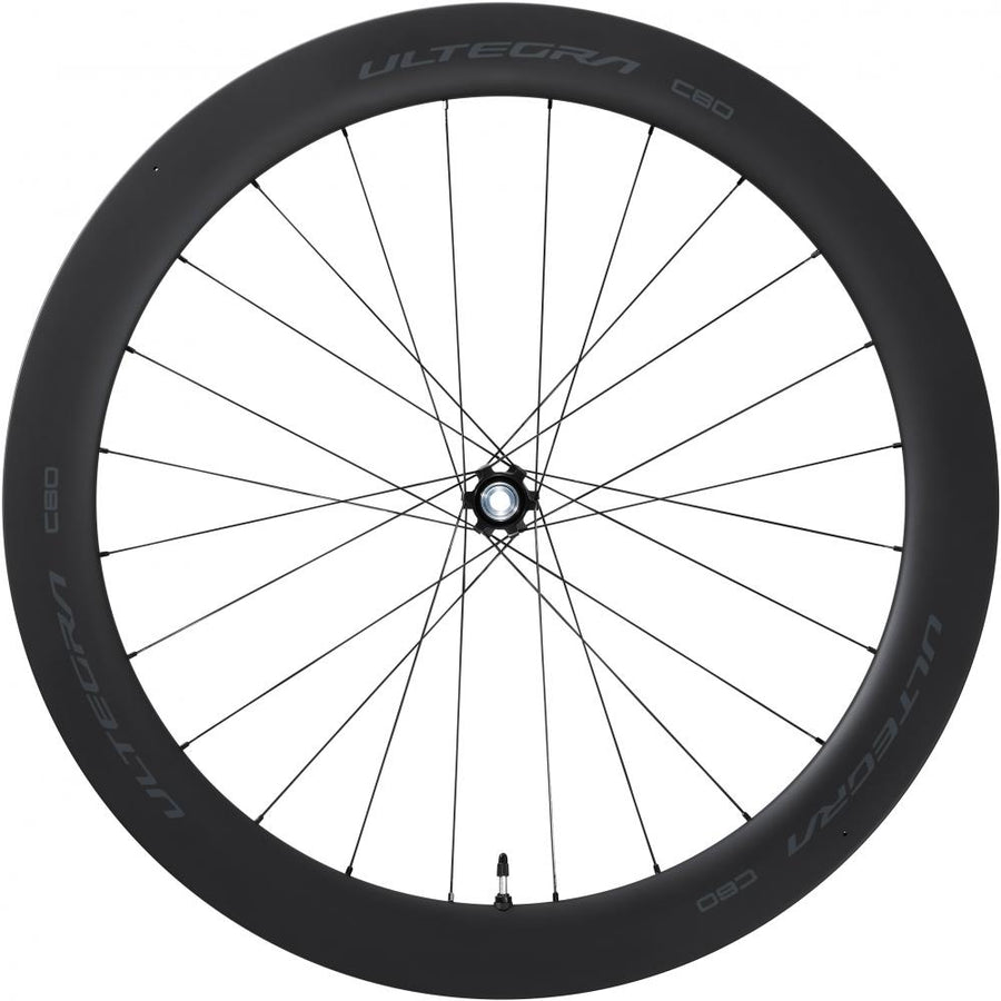 SHIMANO Vorderrad ULTEGRA WH-R8170 C60 TL Laufrad 28" 24 Loch Center-Lock 100x12 mm