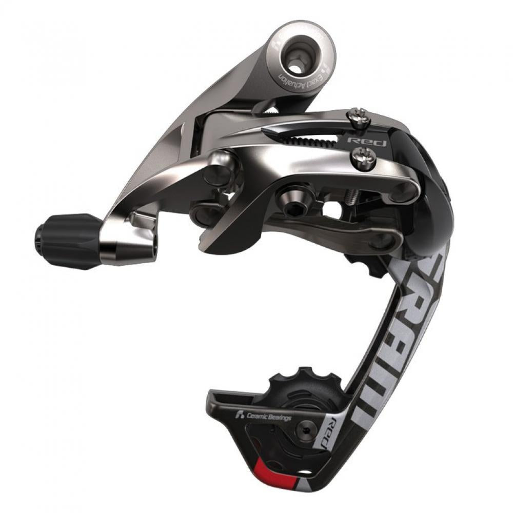 SRAM RED WiFLi AeroGlide Schaltwerk 10-fach, mittellanger Käfig - maximale Schaltperformance für Rennrad