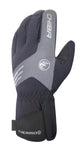 CHIBA Thermo Plus - wasserdichte Winter-Radhandschuhe schwarz S, Touchfinger, Primaloft