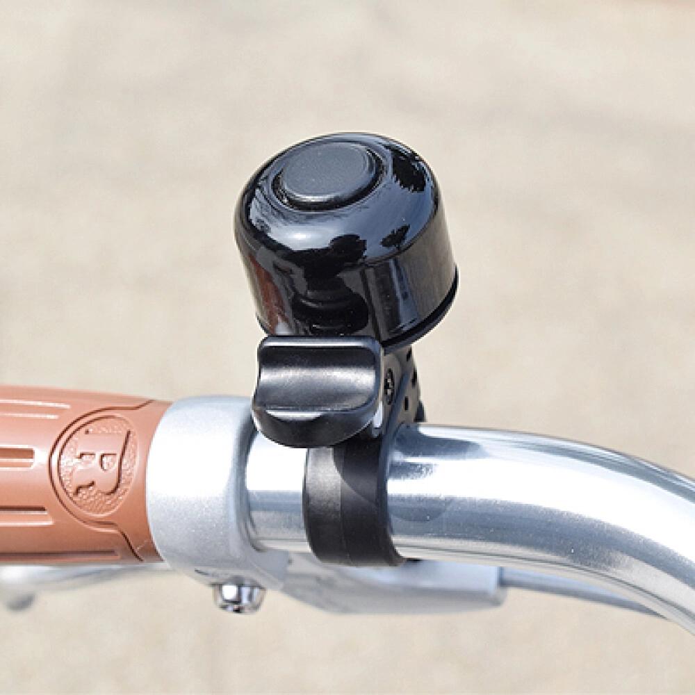 Cat Eye Klingel PB-800 schwarz - kompakte Fahrradklingel mit klarem Klang & stabilem Kunststoffgehäuse - passend für Lenkerdurchmesser 22-24 mm