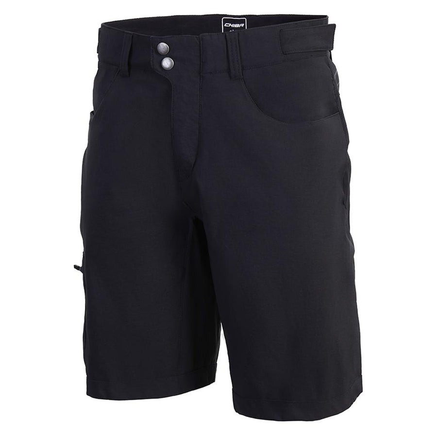 CHIBA Baggy Pants mit Innenhose Men - Radhose XXL schwarz mit Sitzpolster