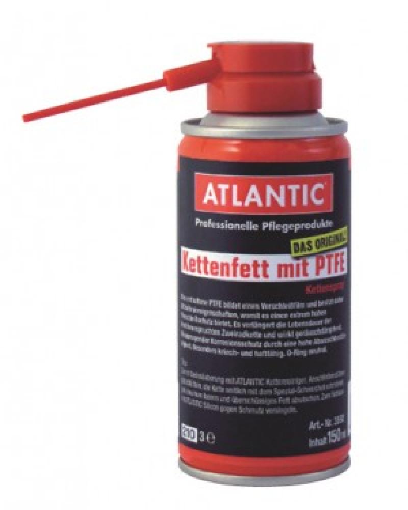 Atlantic Kettenfett mit PTFE Sprühdose 150ml – Öl zur Fahrradkettenpflege.