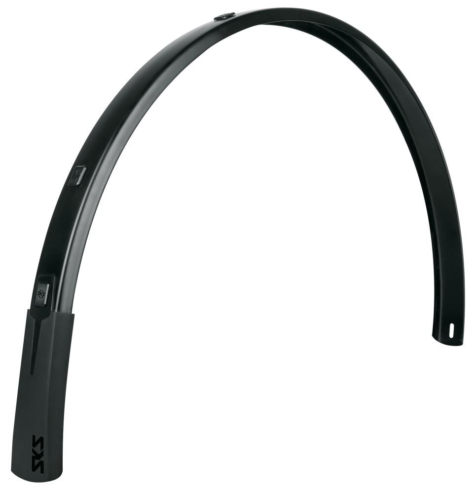 Sks Schutzblech Bluemels Style 28 Zoll 46 Mm Hinten, Schwarz-matt, Ohne Streben, Für Reifen Bis 37 Mm, Stilvoller Schutz Vor Schmutz Und Spritzwasser