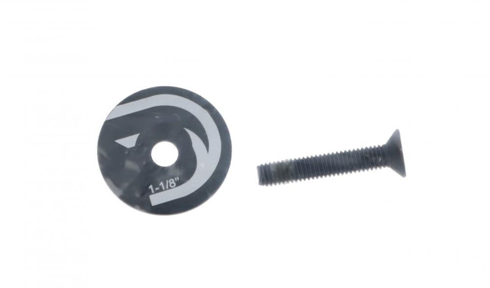 Deda Top Cap 1 1/8\" incl. Schraube, Deda Logo