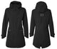 Basil Regenparka Mosse Women Jet Black S - Wasserdichte Damen Fahrradjacke