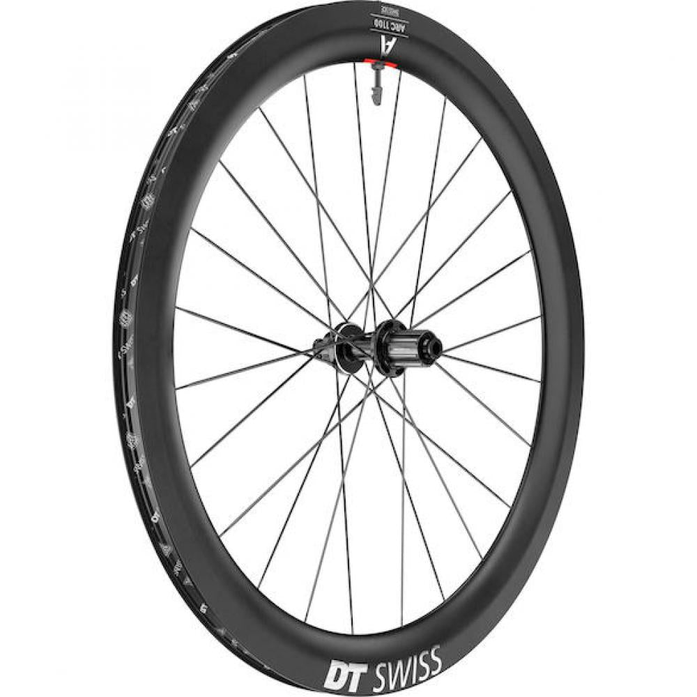 Arc 1100 Dicut 55 Carbon Laufrad 622x22mm - Aerodynamisches Rennrad Laufrad Schwarz - Laufräder Road Disc