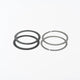 Chris King Seal & Snap Ring Kit für 1-Zoll-Steuersätze und 24-mm-Innenlager, Dichtungs- und Sprengringsatz, schützt Lager vor Schmutz und Feuchtigkeit