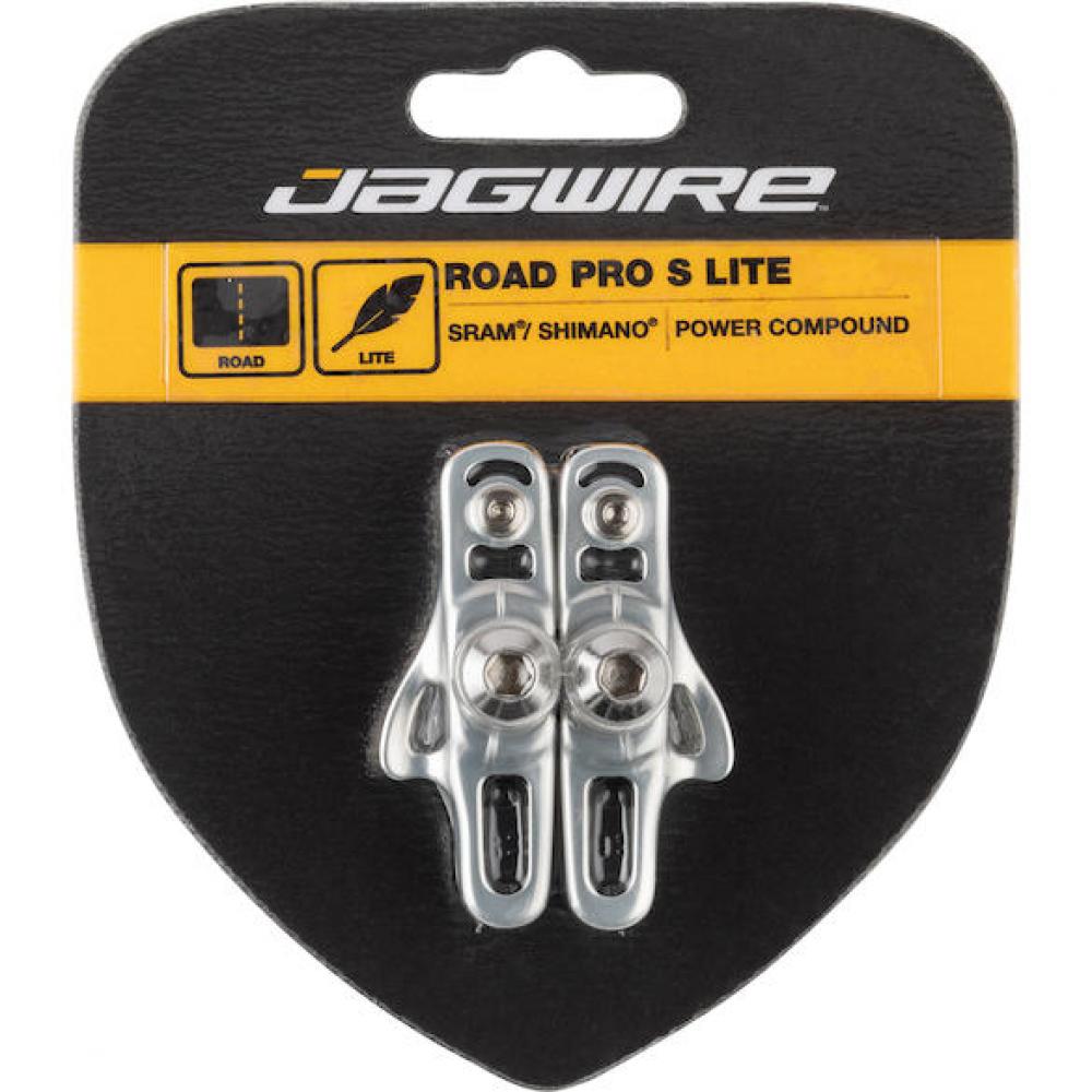 Jagwire Road Pro Cartridge Bremsschuhe Silber - Leichte Bremsschuhe für Shimano