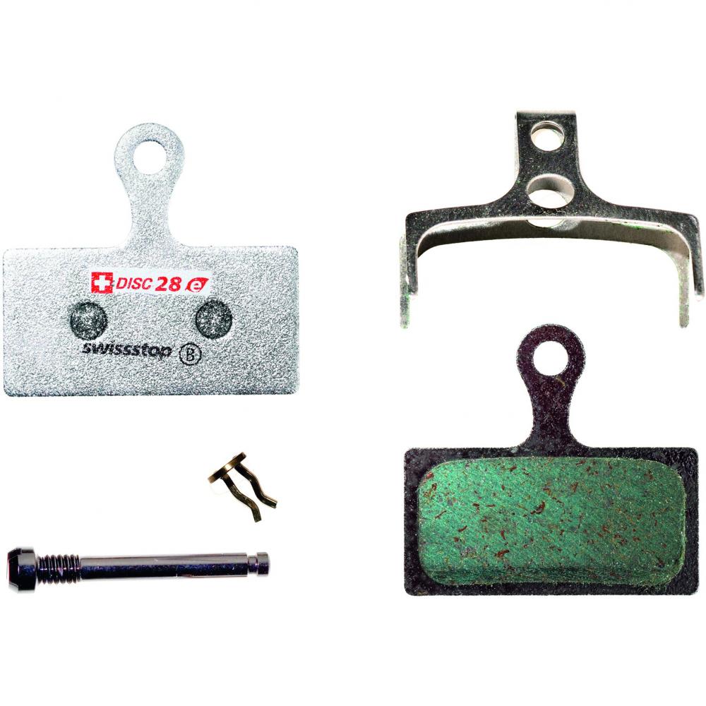 28 E Shimano E-bike Disc Bremsbeläge - Organische Belagsmischung, Hohe Temperaturstabilität