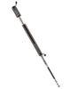 LEZYNE, Pumpen, High-End Minipumpe, CNC GAUGE DRIVE HP-M, schwarz, Aluminium, Aluminiumkolben u. -zylinder, Schlauch wird im Griff aufbewahrt, Schlauch mit Manometer, AV / SV, 120psi / 8bar, Gewicht 91,5g