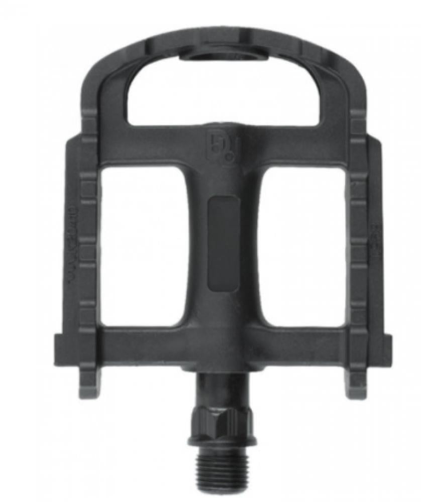 Voxom Fahrradpedal Touring Pe19 schwarz, Kunststoffkörper, Boron Achse, Gleitlager.