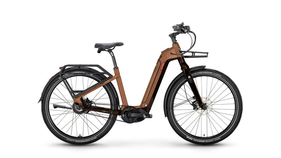 VICTORIA Elektro-Urbanrad "UTILYON 3" (#1), Wave, 29", cappuccino brown, ENVIOLO "HD" stufenlos, 52cm
