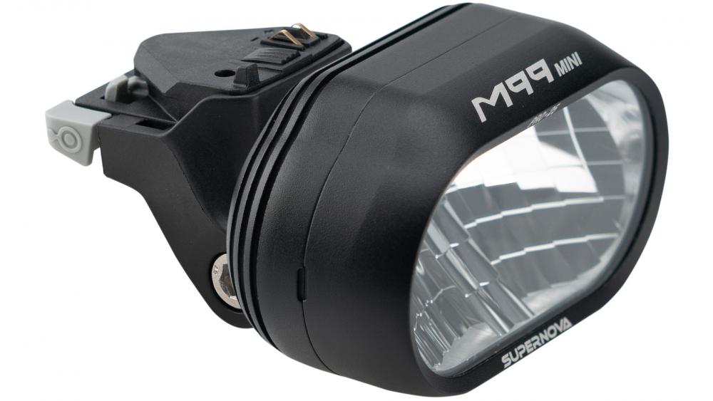 Supernova M99 Mini Pro-25 MonkeyLink LED-Scheinwerfer: 1.150 Lumen Fernlicht, 450 Lumen Abblendlicht, kompatibel mit Shimano EP8, TQ, Specialized Turbo Levo, Yamaha PW-X3