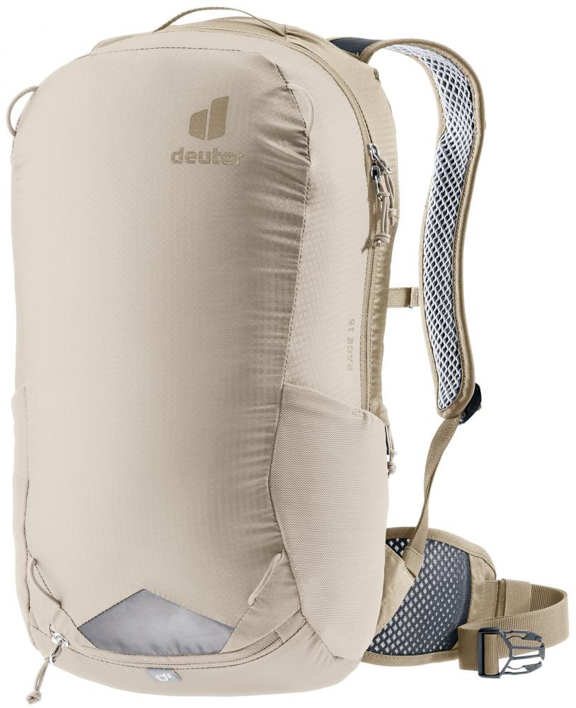 Deuter Race 16 Fahrradrucksack 16 Liter Alu-Greystone - Leichter Mountainbike-Rucksack mit Airstripes
