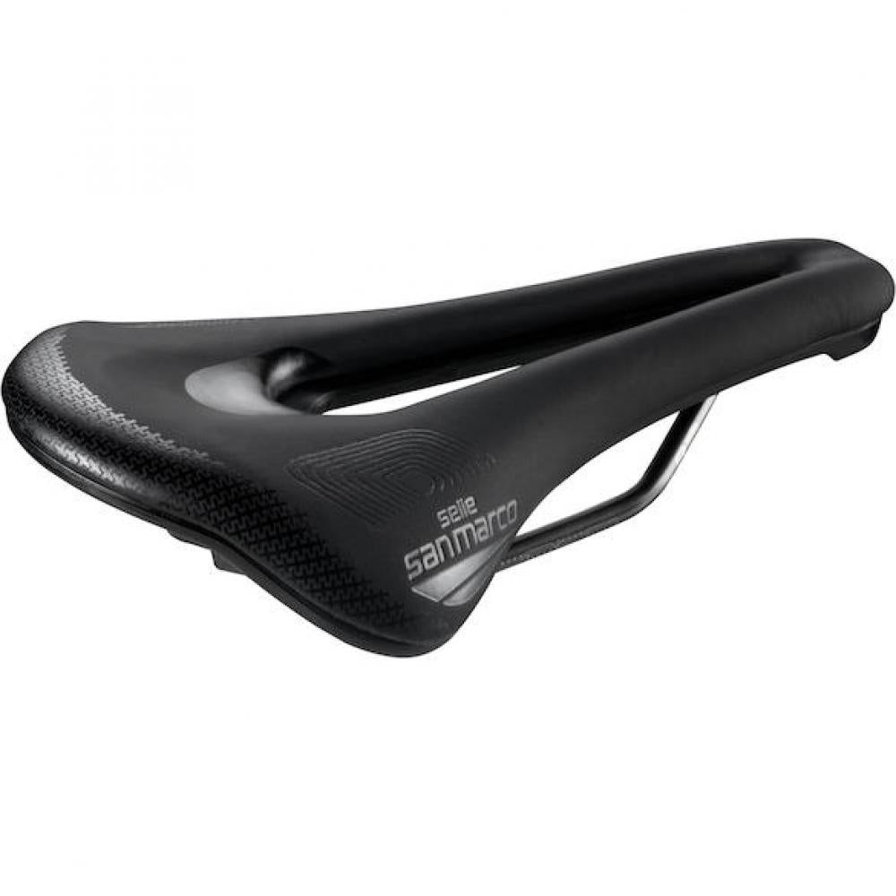 Selle San Marco Sattel Shortfit 2.0 Supercomfort Racing 140 x 255 mm Schwarz - maximaler Rennkomfort
