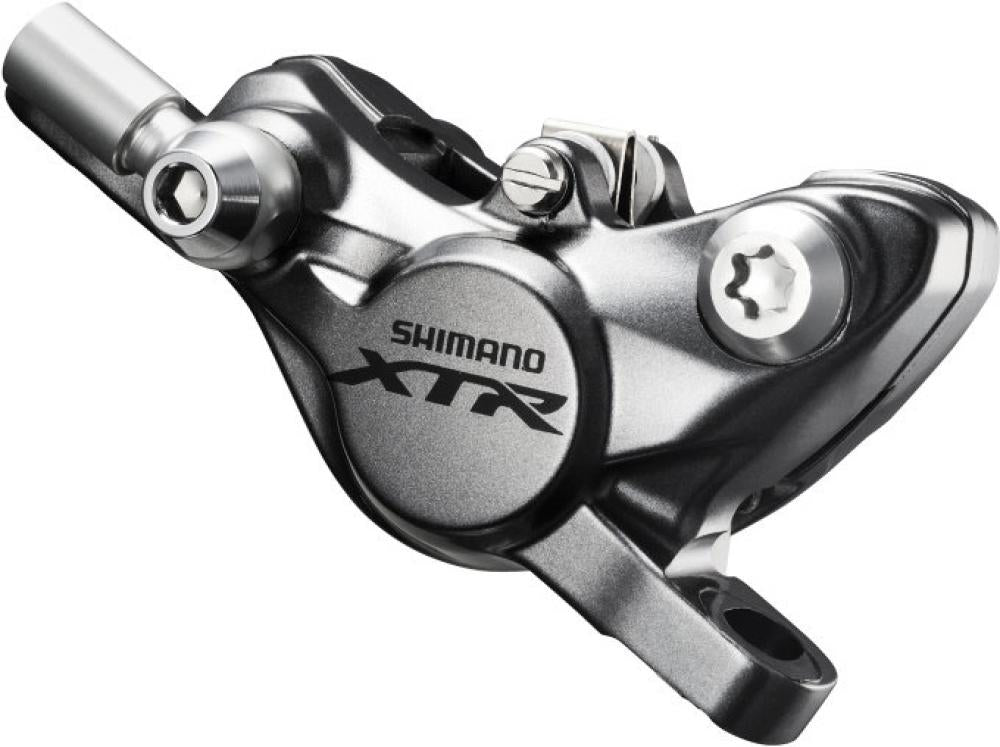 SHIMANO Bremssattel XTR BR-M9000 2-Kolben Postmount - hydraulischer Scheibenbrems-Sattel für MTB
