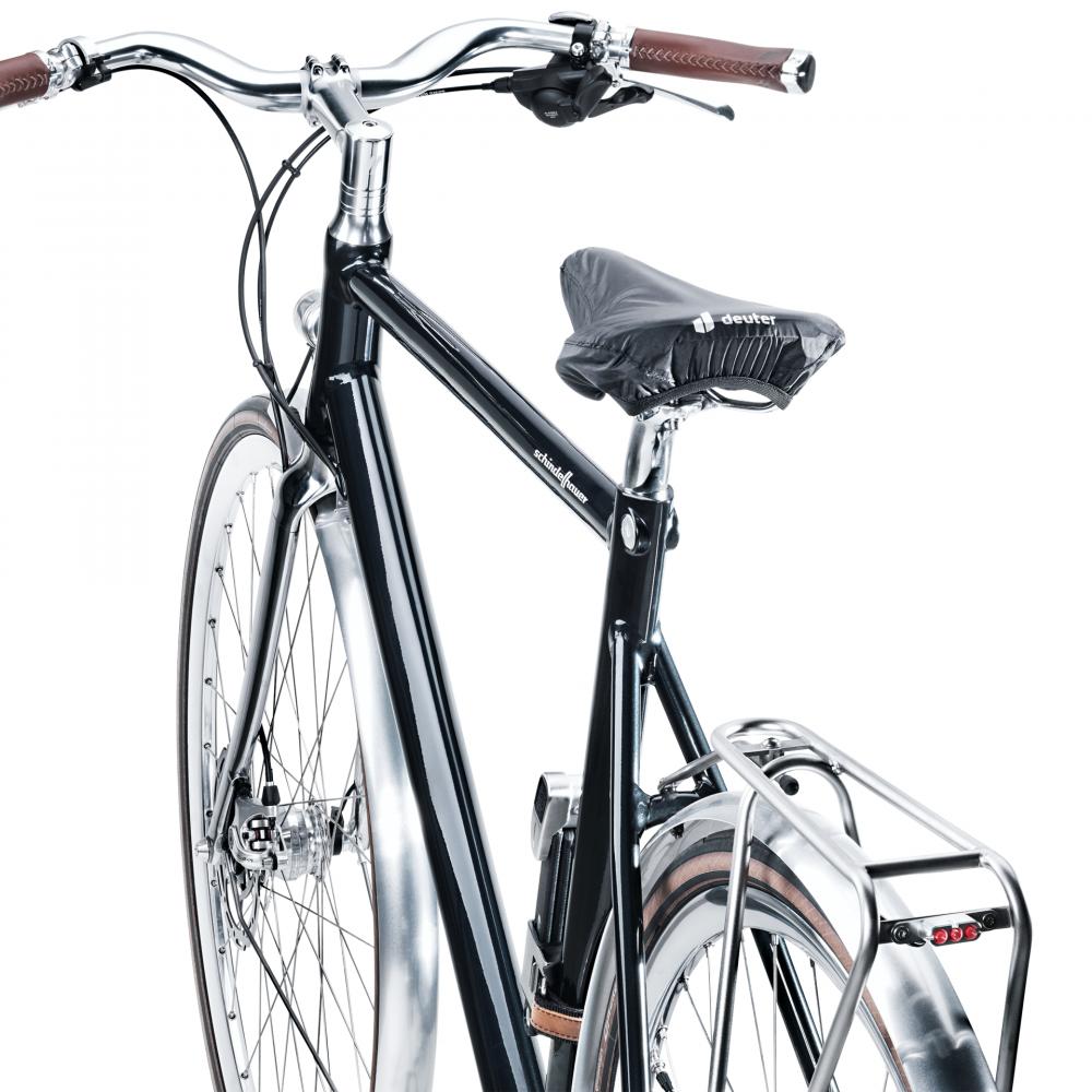 Deuter Saddle Cover Fahrrad-Sattelbezug wasserabweisend schwarz - Universalgröße