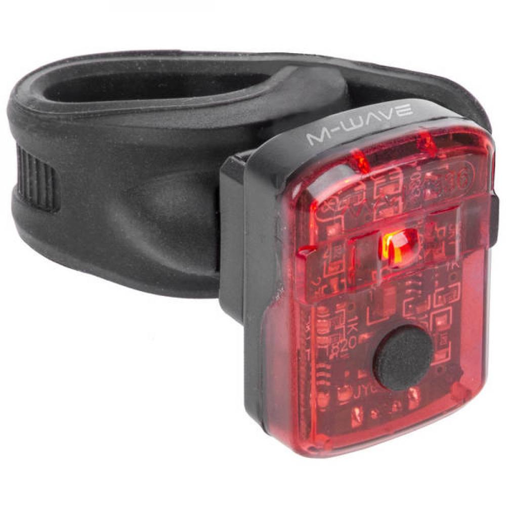 M-WAVE Helios K 1.1 USB SL Akku-Rücklicht - StVZO, 240° Sicht, 4h Laufzeit, USB-Ladung, spritzwassergeschützt