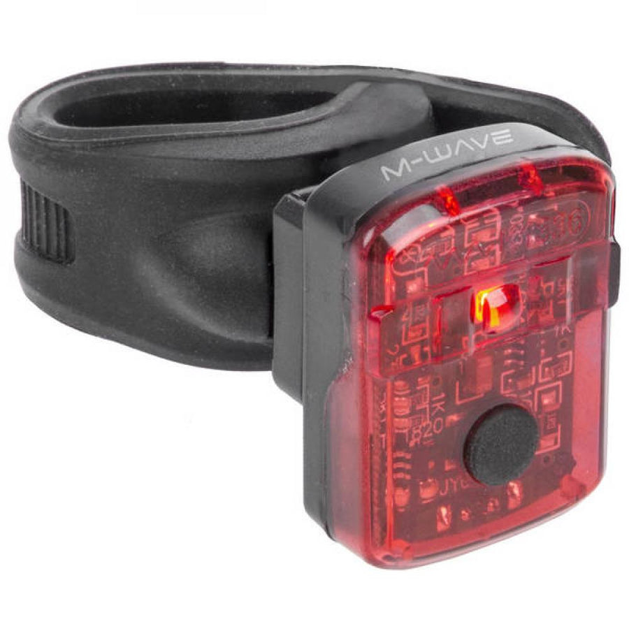 M-WAVE Helios K 1.1 USB SL Akku-Rücklicht - StVZO, 240° Sicht, 4h Laufzeit, USB-Ladung, spritzwassergeschützt