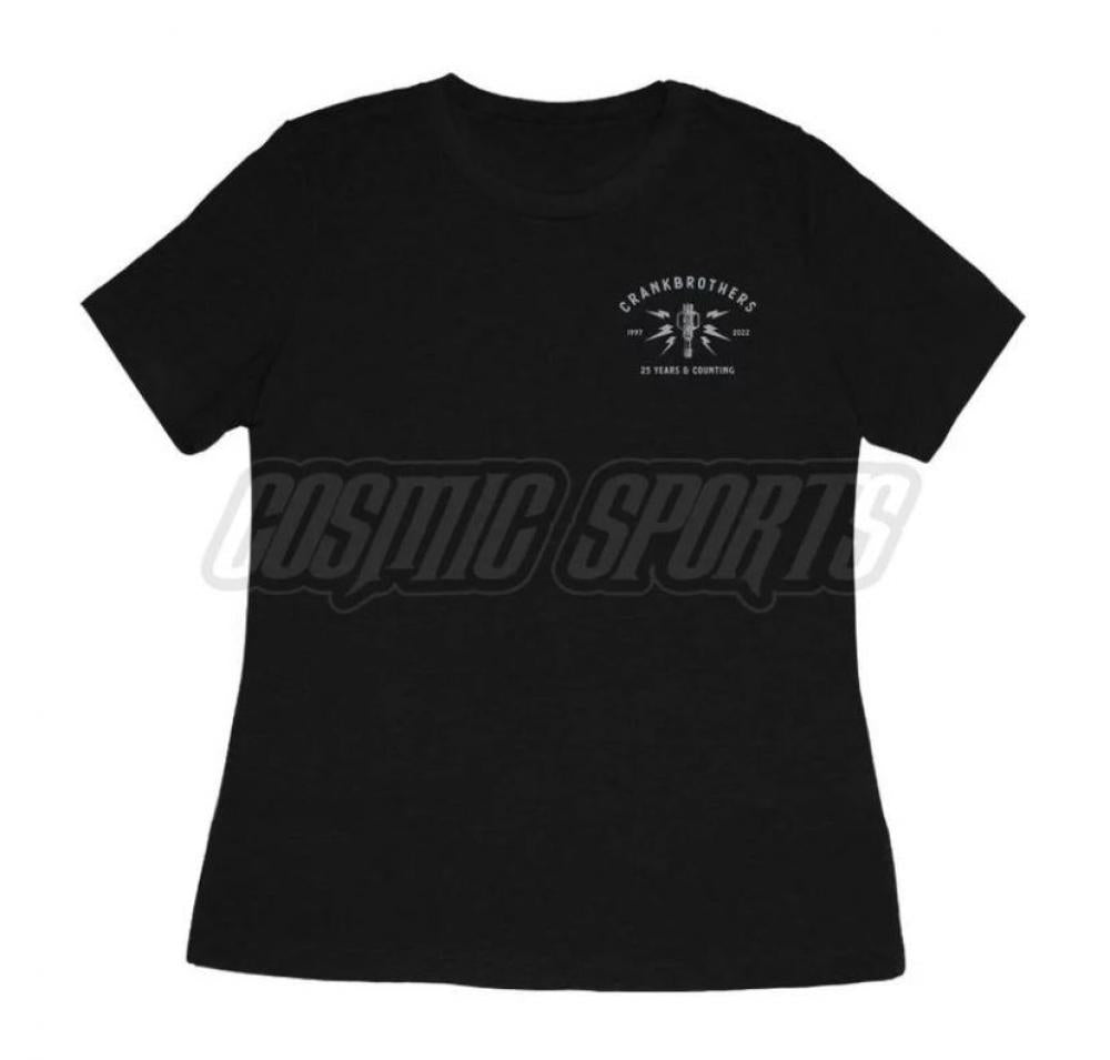 Crankbrothers T-Shirt 25th Anniversary Edition Damen Größe XL schwarz-hellgrau