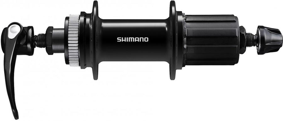 SHIMANO Hinterradnabe FH-QC400-HM 36 Loch 135mm Schwarz - Trekking Nabenschaltung