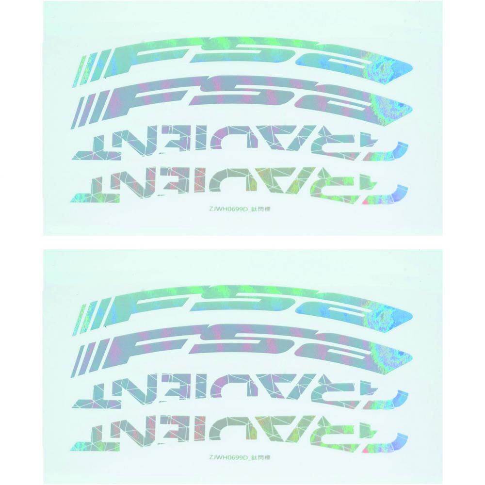 FSA Decals für Gradient Wider LRS 27,5" Oilslick - stylisches Upgrade für deinen Laufradsatz