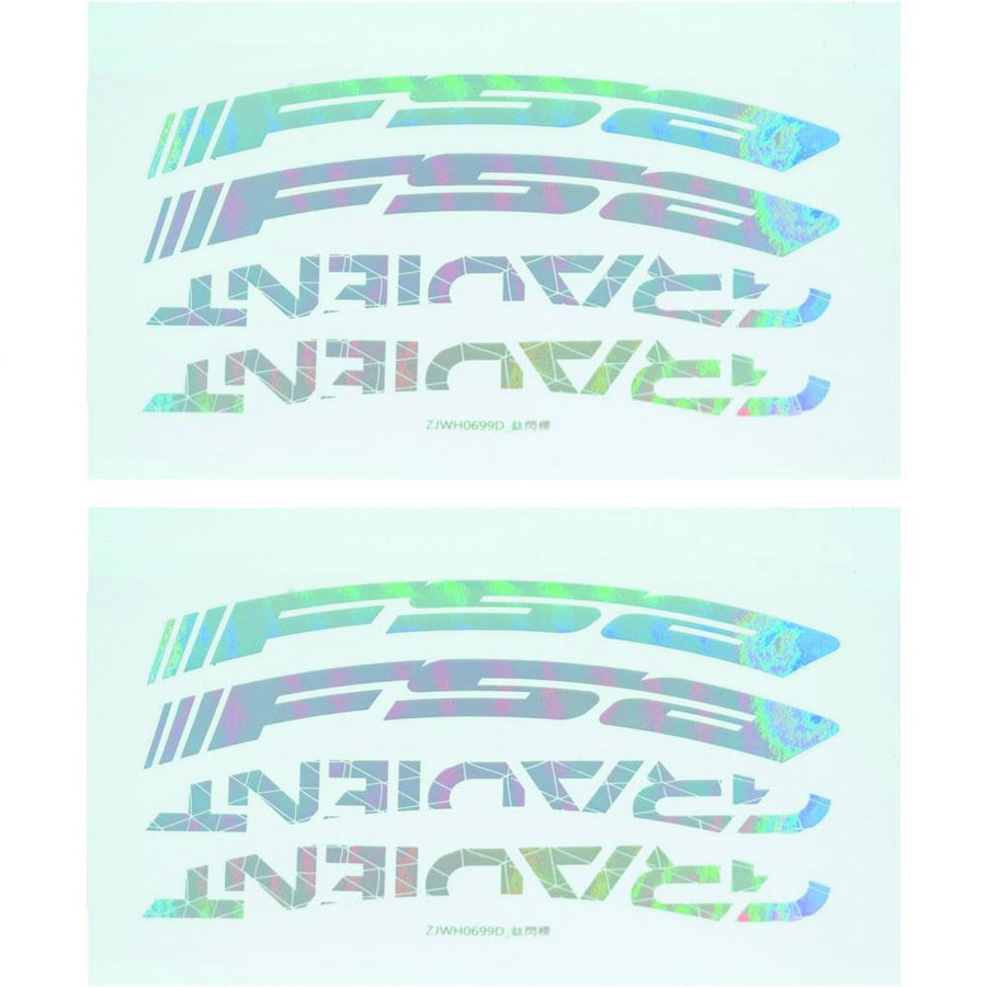 FSA Decals für Gradient Wider LRS 27,5" Oilslick - stylisches Upgrade für deinen Laufradsatz
