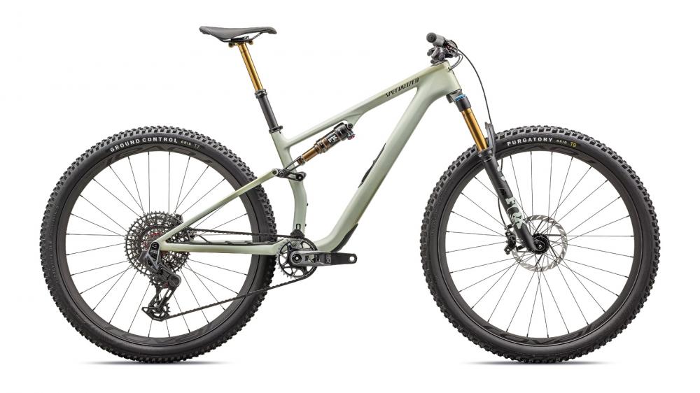 SPECIALIZED EPIC 8 PRO EVO - MTB Fully Carbon Größe S Fast Green/Spring/Metallic Spring - Mountainbike
