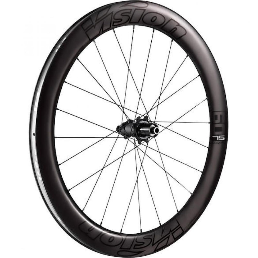 Vision Laufradsatz Metron 60 SL Disc 622x21x60 mm Schwarz - vielseitiger Aero-Carbon-Laufradsatz