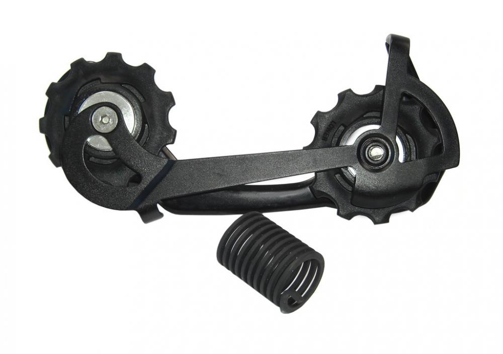 SRAM Rival Schaltrollen-Set, mittellanger Käfig mit Feder, schwarz, für präzise Rennrad-Schaltperformance.