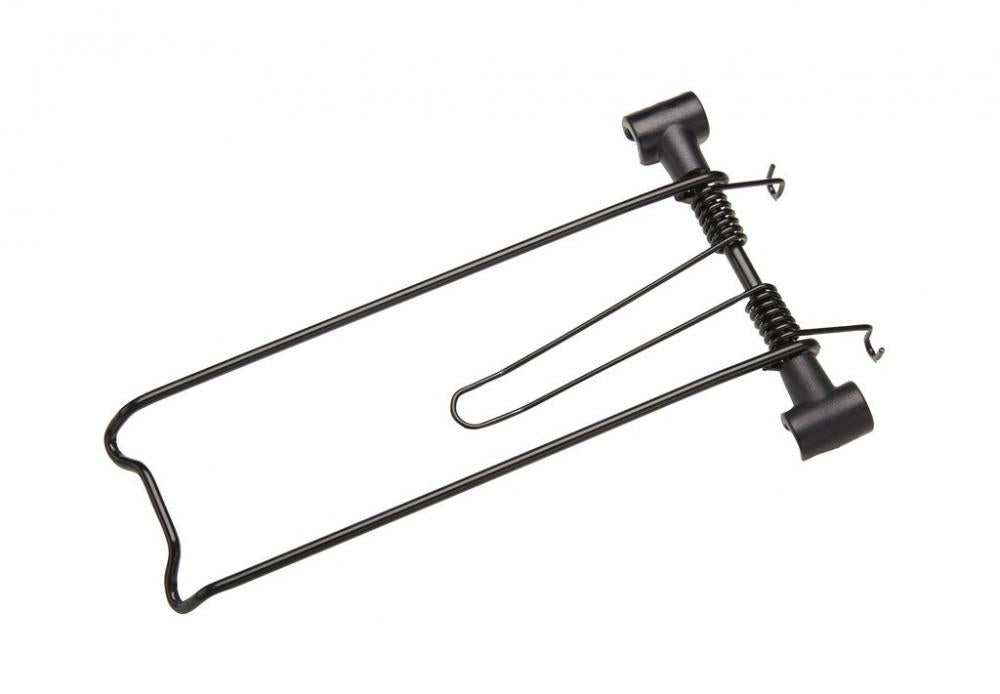 Racktime Federklappe Clampit schwarz für Fahrrad-Gepäckträger wie Standit Addit Foldit Tourit Topit