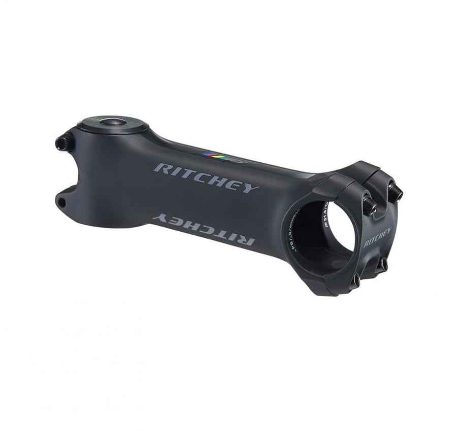 Schwarzer Ritchey WCS Toyon Vorbau 31,8mm, 120mm, 6°, aus 3D-Aluminium, leicht & steif für Rennräder.