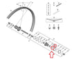 SHIMANO Gummi-Dichtung f.FH-M9210-B 12 mm - zuverlässiger Naben-Spritzwasserschutz
