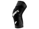 100% Ridecamp knee pads M Grey Heather / Black - leichter MTB Knieschoner mit hoher Atmungsaktivität
