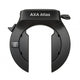 Axa Atlas Rahmenschloss 58 mm Schwarz - Hochsicherheits-Fahrradschloss mit Stahlbügel