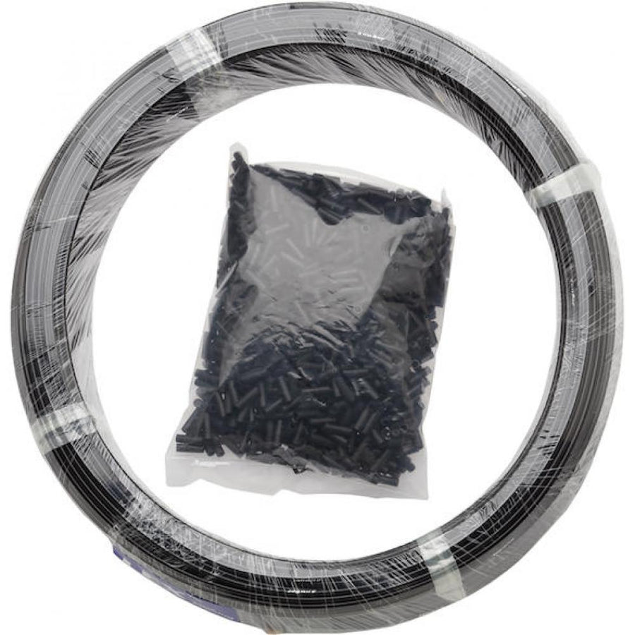 Jagwire Schaltzugaußenhülle LEX 50 m 4 mm x 200 m Schwarz - langlebige Werkstattrolle