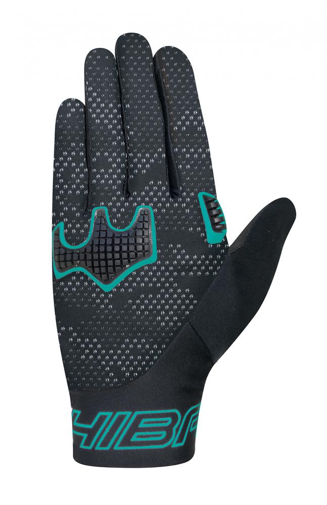 CHIBA Infinity - Radhandschuhe schwarz/petrol, XXL, leicht & atmungsaktiv