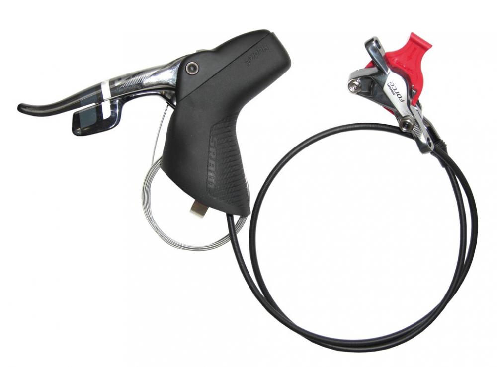 SRAM Force 22 / Force CX1 Disc Brake links hinten - hydraulische Scheibenbremse mit 1800 mm Leitung