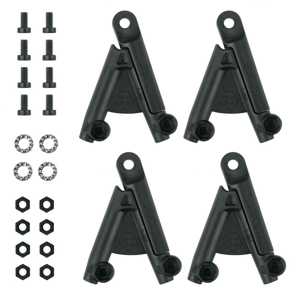 SKS Bluemels ESC V-Adapter Strebenbefestigung  Sicherheitsabreißsystem für Schutzbleche, kompatibel mit Bluemels Style und Cable Line, inklusive Montagematerial