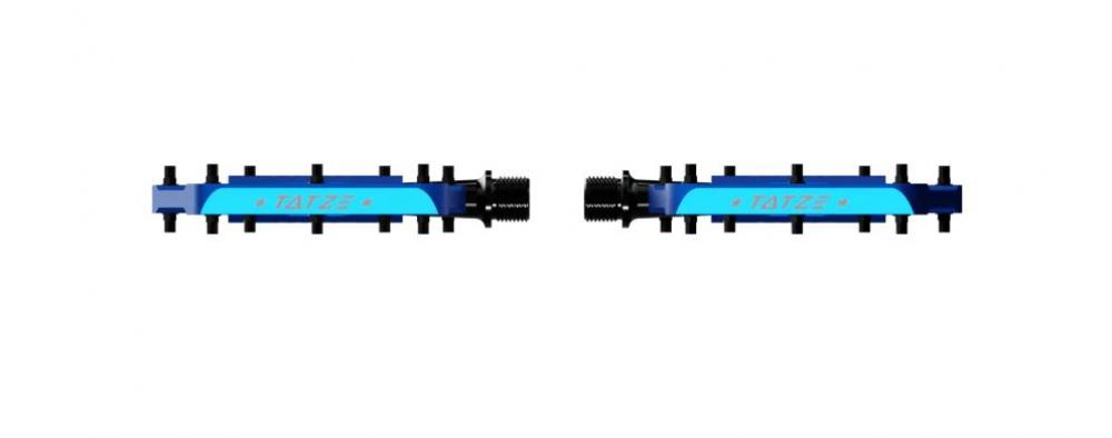 Tatze Pedal LINK Titan blau Plattform 14 Pins je Seite