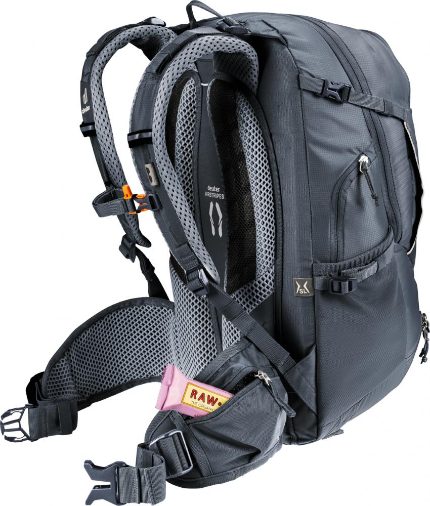 Deuter Trans Alpine 22 SL Fahrradrucksack 22L Schwarz - Damen-Mehrtagesrucksack für alpine Touren & MTB