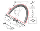 SHIMANO RIM FOR COMPLETE WHEEL WH-R9200-C36-TU Front 16H Tubular Felge