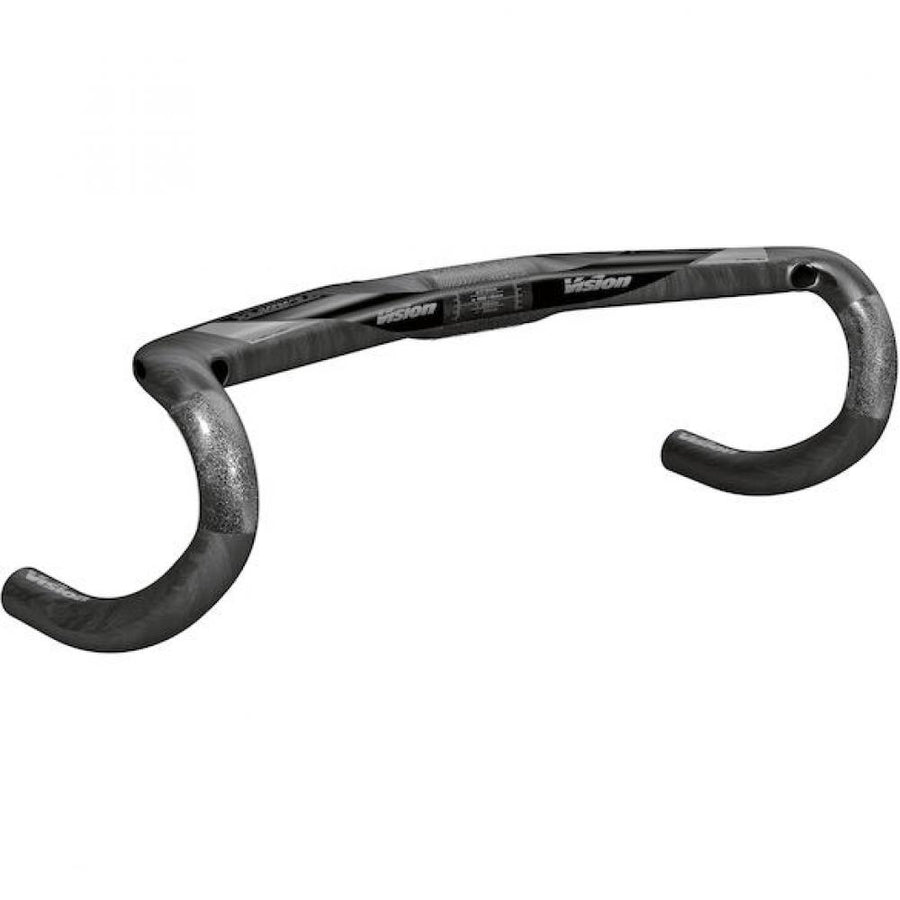 Vision Lenker Trimax Carbon Aero 31,8 x 420 mm Schwarz - aerodynamischer Carbon-Rennradlenker