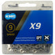 KMC 10 x Kette X9 EPT 1/2\" x 11/128\" 114 Glieder 6,6mm 9-fach