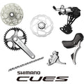 SHIMANO Gruppe CUES Silver Edition 10 Silver - komplette 10-fach Schalt- und Bremsgruppe