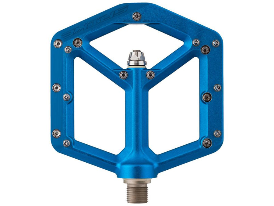Spank Spike Reboot flat pedal, blue
